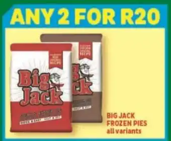 Usave Big Jack Frozen Pies all Variants offer