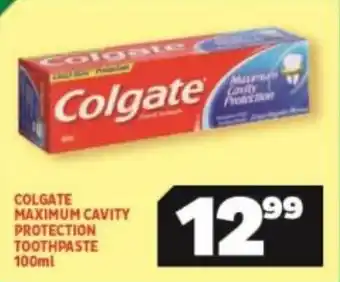 Colgate Maximum Cavity Protection Toothpaste 100ml