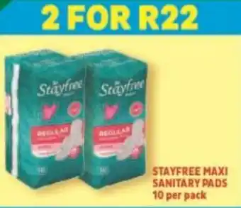 Usave Stayfree Maxi Sanitary Pads offer