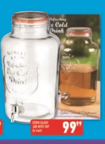 Shoprite Eerin Glass Jar with Tap offer