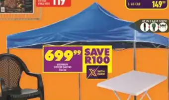 Shoprite Bushbaby Oxford Gazebo offer