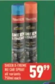 Shoprite Sheen X-treme Car Spray offer