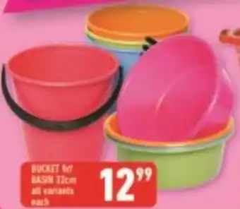 Shoprite Bucket/ Basin all Variants offer