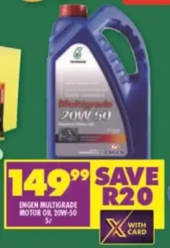 Shoprite Engen Multigrade Motor Oil offer