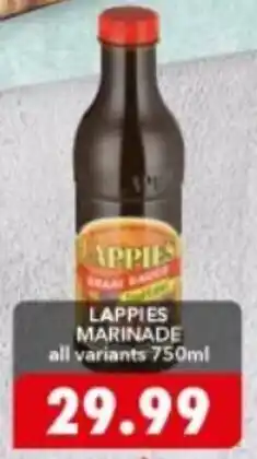 Shoprite Lappies Marinade 750ml offer