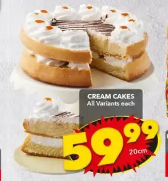 Shoprite Cream Cakes all Variants offer