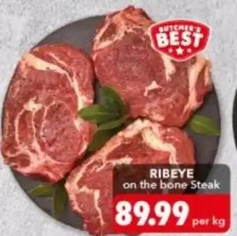 Shoprite Ribeye on the bone Steak offer