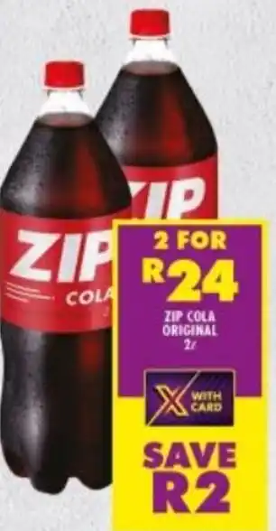 Shoprite Zip Cola Original 2L offer