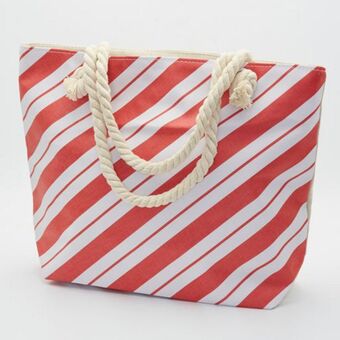 Whitehouse Diagonal stripe beach bag offer