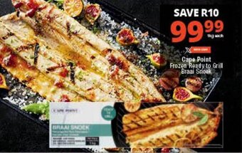 Checkers Cape Point Frozen Ready to Grill Braai Snoek offer