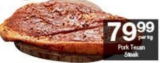 Checkers Pork Texan Steak offer