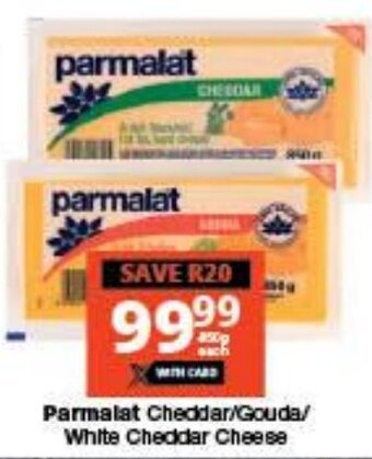 Checkers Parmalat Cheddar/Gouda/White Cheddar Cheese offer