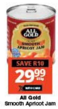 All Gold Smooth Apricot Jam