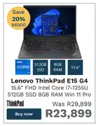 First Shop Lenovo thinkpad e15 g4 laptop (i7) offer