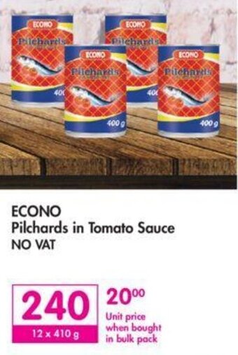 Makro Econo Pilchards in Tomato Sauce offer