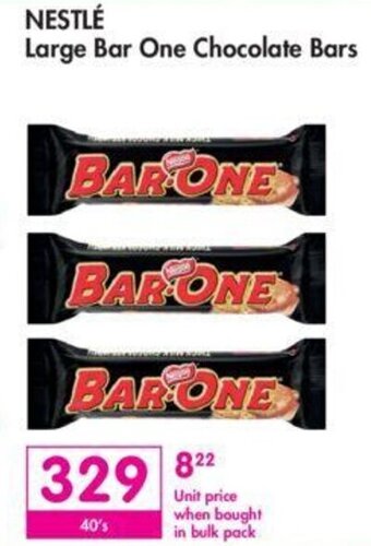 Makro Nestle Large Bar One Chocolate Bars offer
