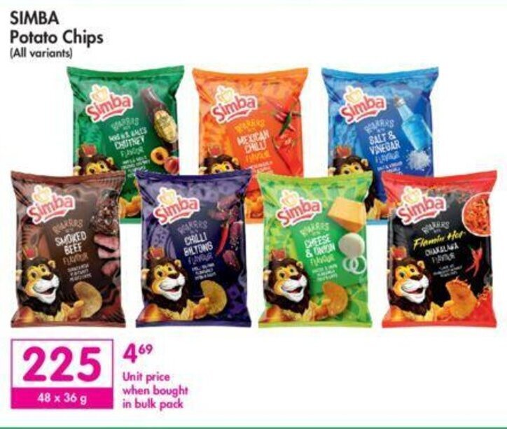 Simba Potato Chips offer at Makro