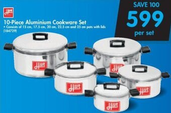 Makro 10-Piece Aluminium Cookware Set offer