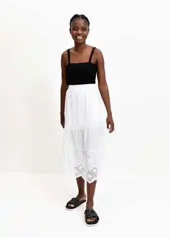 Woolworths Broderie cotton maxi skirt offer
