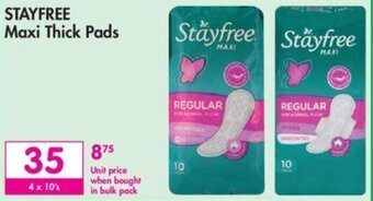 Makro Stayfree Maxi Thick Pads offer