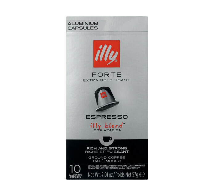Illy coffee capsules 10, espresso forte offer at Makro’s liquor
