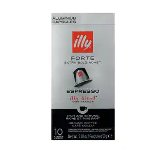 Illy coffee capsules 10, espresso forte