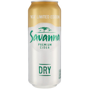 Shoprite Liquor Savanna nca limited edition premium dry cider can 500ml offer
