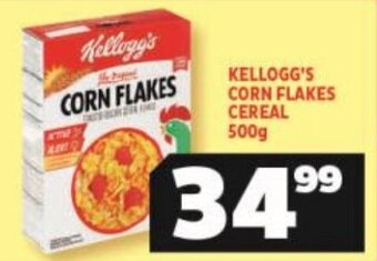 Usave Kellogg's Corn Flakes Cereal 500g offer