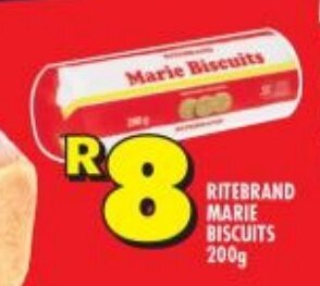 Shoprite Ritebrand Marie Biscuits 200g offer