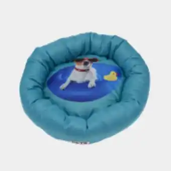 HiFi Corp Eco round pet bed 50cm blue offer