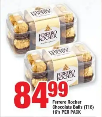 Ferrero Rocher Chocolate Balls (T16) 16's per pack
