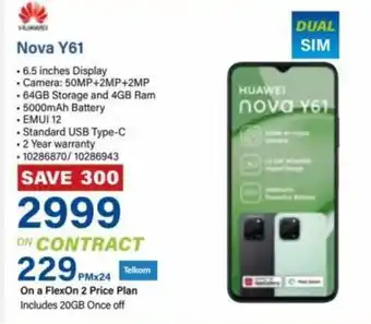 Incredible Connection Nova Y61 offer