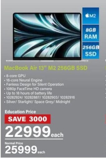 Incredible Connection MacBook Air 13" M2 256GB SSD offer
