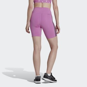 Adidas Training essentials 3-stripes high-waisted short leggings offer