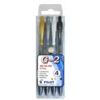 Pilot g2 art pens wallet of 4