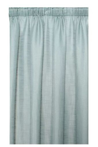 Muslin taped sheer curtain l218xw230cm