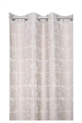 Sheet Street Speckled jacquard printed eyelet curtain offer