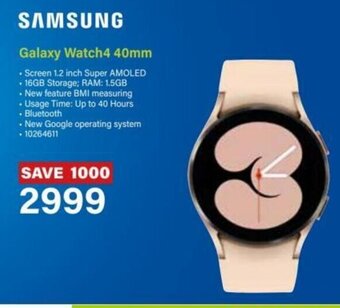 Incredible Connection Samsung Galaxy Watch4 40mm offer