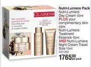 Dis-Chem Clarins nutri lumiere pack-per pack offer