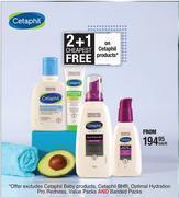 Dis-Chem Cetaphil face care products-each offer