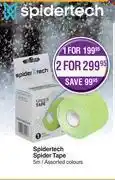 Dis-Chem Spidertech spider tape assorted colours-5m offer