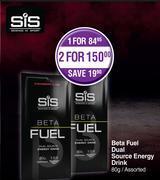Dis-Chem Sis beta fuel dual source energy drink assorted-80g offer