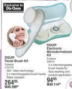 Dis-Chem Dquip facial brush kit 3 piece offer