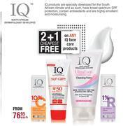 Iq face care products-each