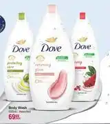 Dis-Chem Dove body wash assorted-500ml each offer