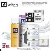 Dis-Chem Celltone face care products-each offer