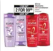 Dis-Chem L'oreal paris elvive shampoo or conditioner assorted-400ml offer