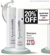 Dis-Chem Gerald wells shampoo assorted-300ml each offer