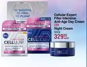 Dis-Chem Nivea cellular expert filler intensive anti age day cream or night cream-50ml each offer