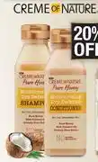Dis-Chem Creme of nature pure honey moisturizing dry defense shampoo or conditioner-355ml each offer